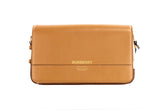 Burberry Grace Small Nutmeg Smooth Leather Flap Crossbody Clutch Handbag Purse -   -  Burberry.